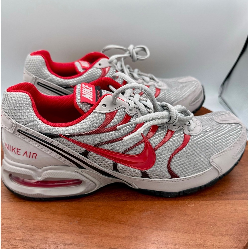 Nike Air Torch 4 Running Shoes Atmosphere Grey University Red CI2202-001 Mens 10
